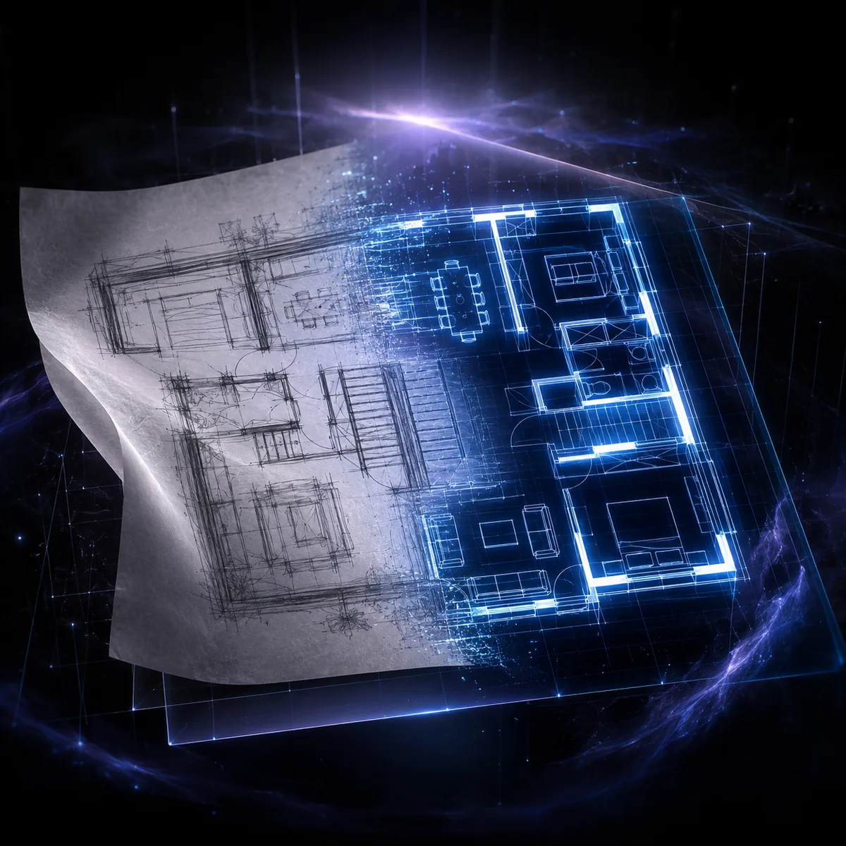 Sketch to Floor Plan